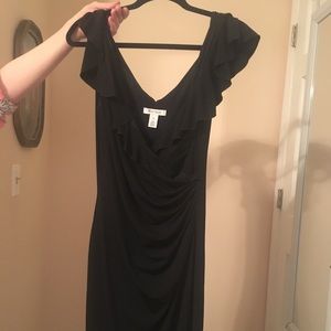 Black White House Black Market going-out dress